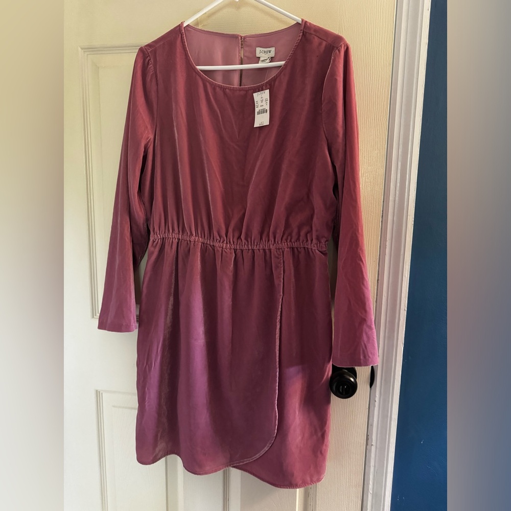 J. Crew velvet dress